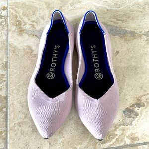 Rothy’s light pink, size 7